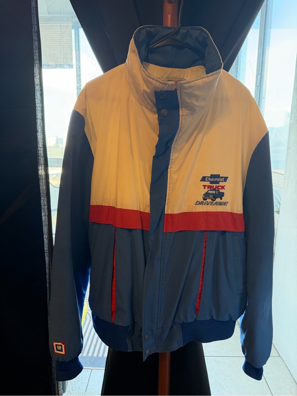 Vintage 80s 90s Chevrolet Truck Driveaway GM Jacket Siam Sportswear XXL